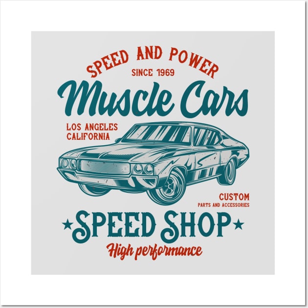 Muscle Cars Wall Art by Jirka Svetlik